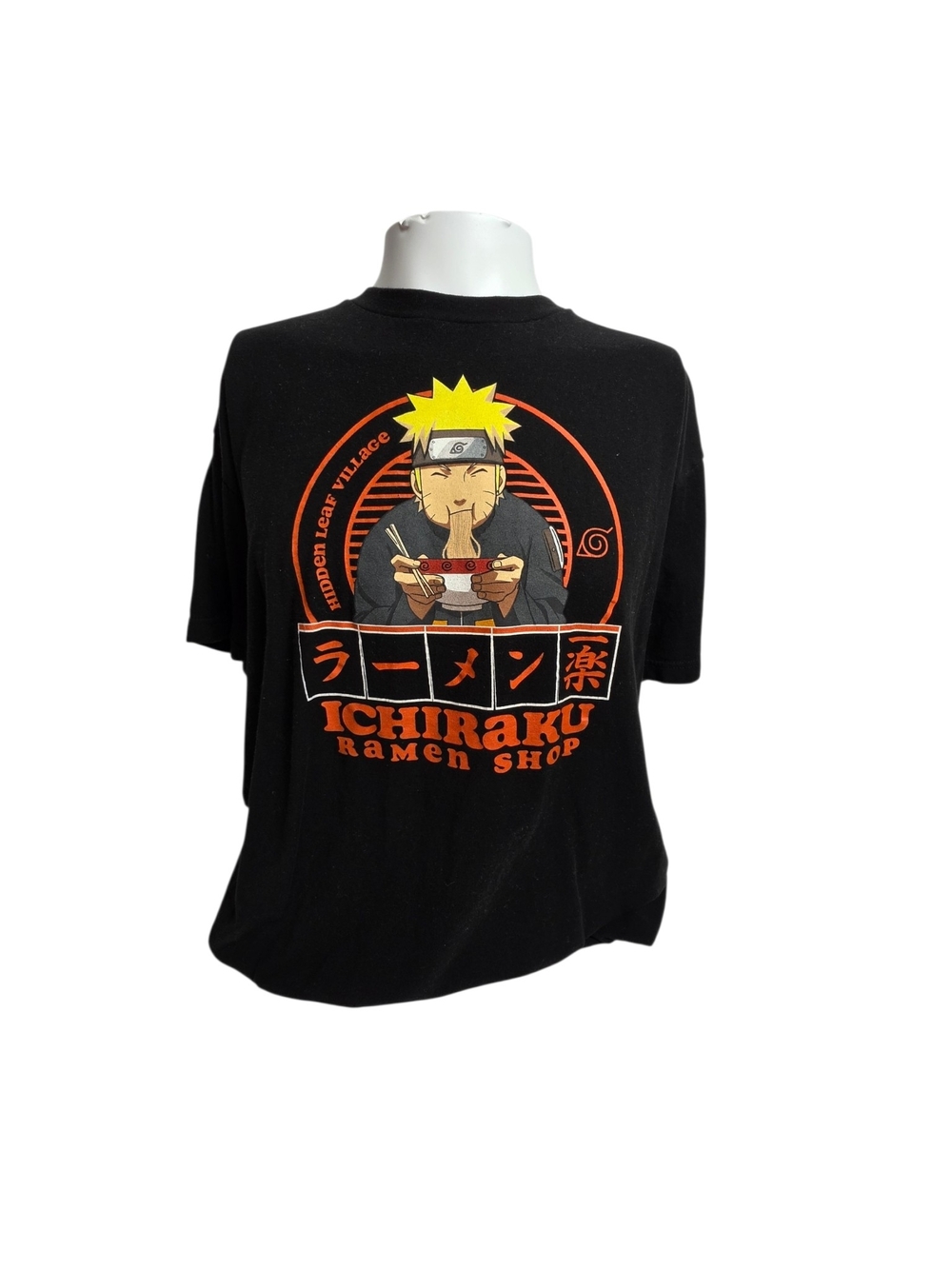 Naruto Ichiraku Ramen Shop Graphic Tee - Black
